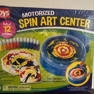 Motorized Spin Art Kit - Blue